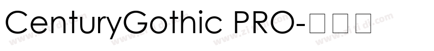 CenturyGothic PRO字体转换